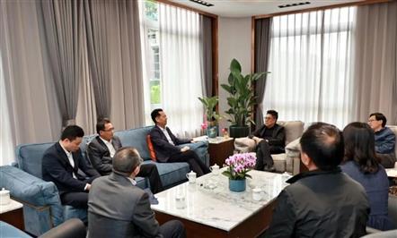 涪城区与富临集团举行工作对接座谈会