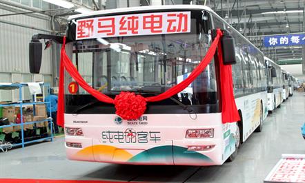 川汽四辆纯电动公交车亮相成都街头